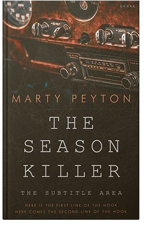 Pre Made Book Cover Black Marlin