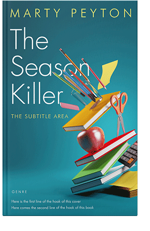 Pre Made Book Cover Surfie Green