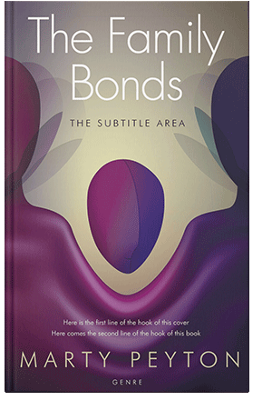 Pre Made Book Cover Eggplant