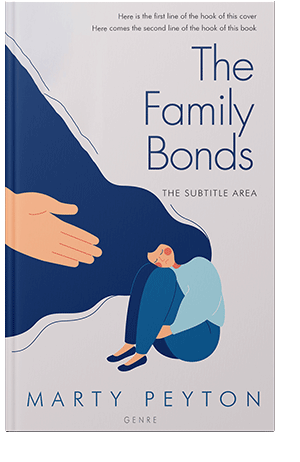 Pre Made Book Cover Catalina Blue