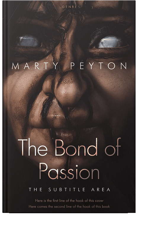 Front view of Cocoa Brown #21683 - Premade Horror Book Cover