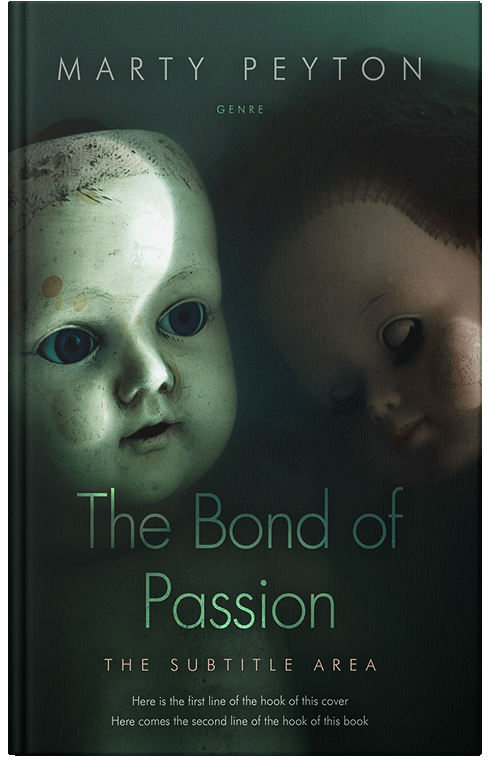 Front view of Racing Green #21686 - Premade Horror Book Cover