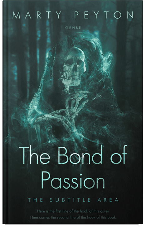 Front view of Timber Green #21687 - Premade Horror Book Cover