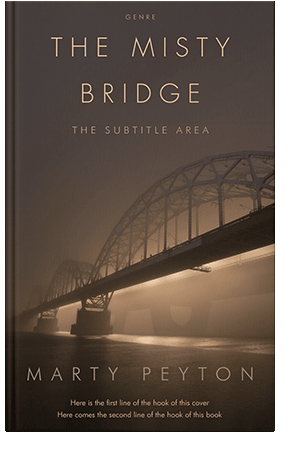 Pre Made Book Cover English Walnut