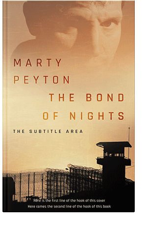 Pre Made Book Cover Gold Sand