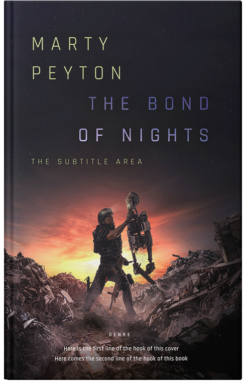 Front view of Bastille #21707 - Premade Apocalyptica Book Cover