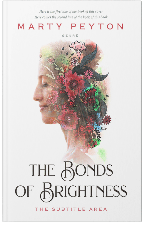 Front view of Premade Health & Mind & Body Book Cover - Quicksand