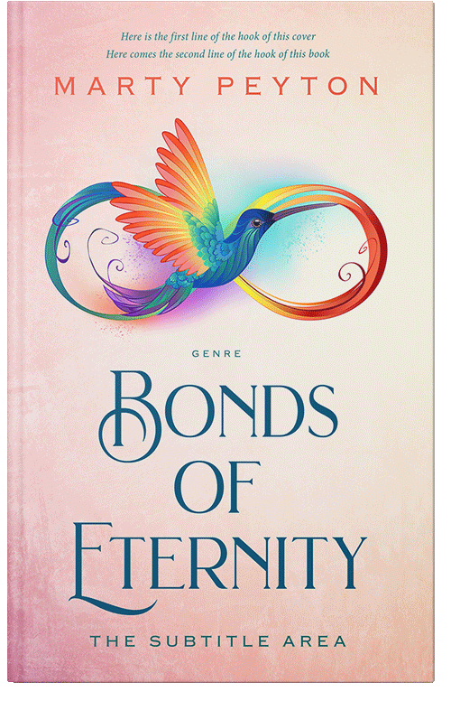 Front view of Premade Religion & Spirituality Book Cover - Albescent White