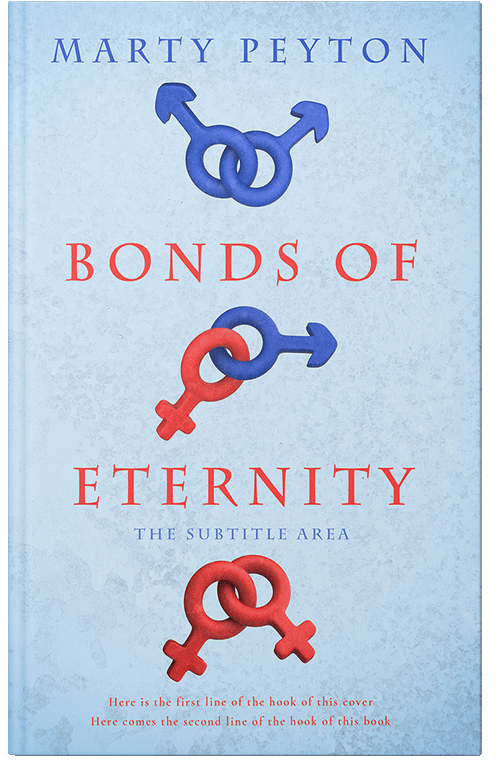 Front view of Tropical Blue #21725 - Premade Politics & Law & Society Book Cover