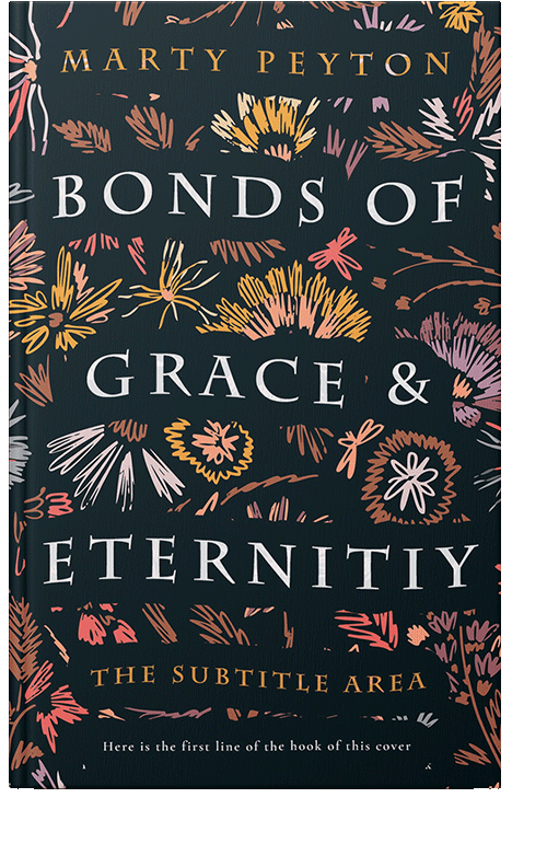 Front view of My Pink #21728 - Premade Nature Book Cover