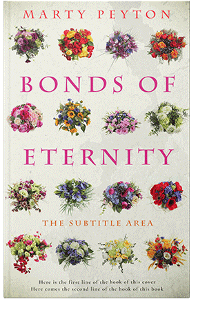 Pre Made Book Cover Satin Linen