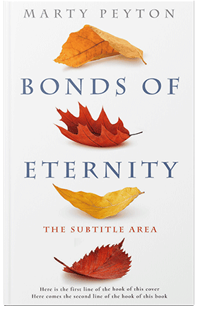 Pre Made Book Cover Stark White