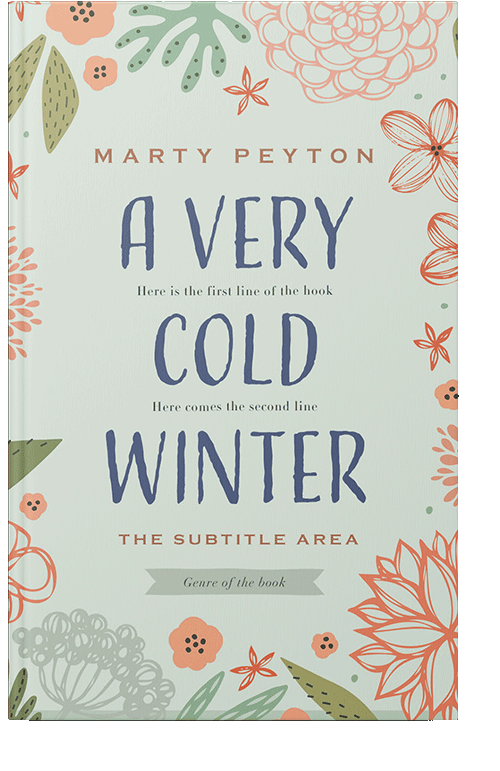 Front view of Gray Nurse #21740 - Premade Abstract Book Cover