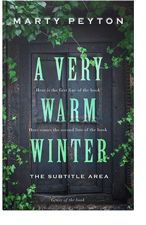 Pre Made Book Cover Outer Space