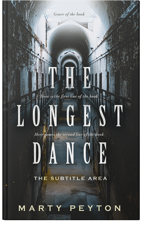 Front view of Premade Mystery & Thriller & Suspense Book Cover - Outer Space