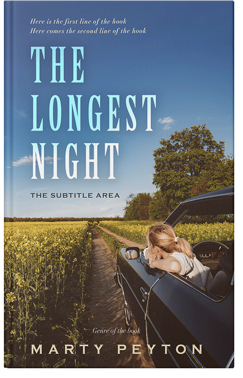 Front view of Kashmir Blue #21748 - Premade Romance Book Cover