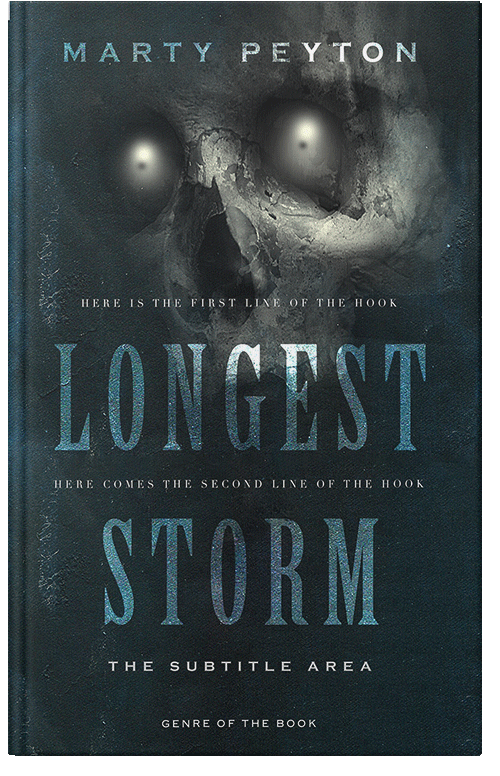 Front view of Mirage #21765 - Premade Horror Book Cover