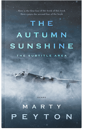 Pre Made Book Cover Pickled Bluewood