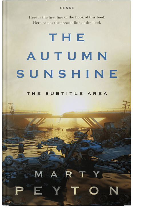 Front view of Tana #21775 - Premade Apocalyptica Book Cover