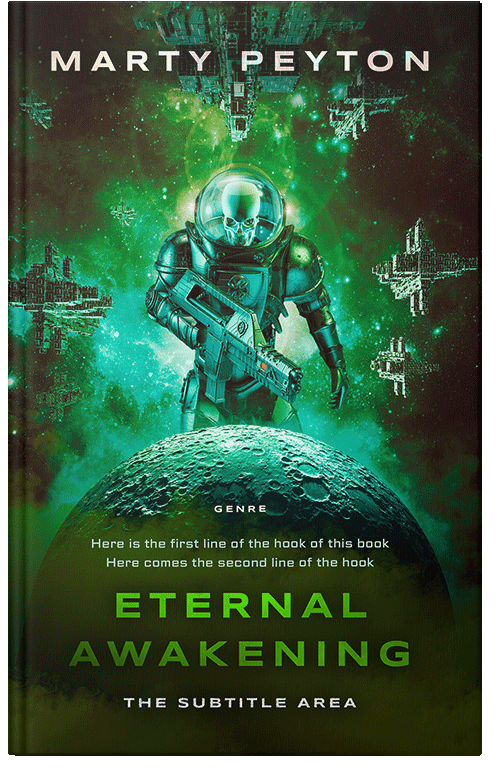 Front view of Seaweed #21783 - Premade Science Fiction Book Cover