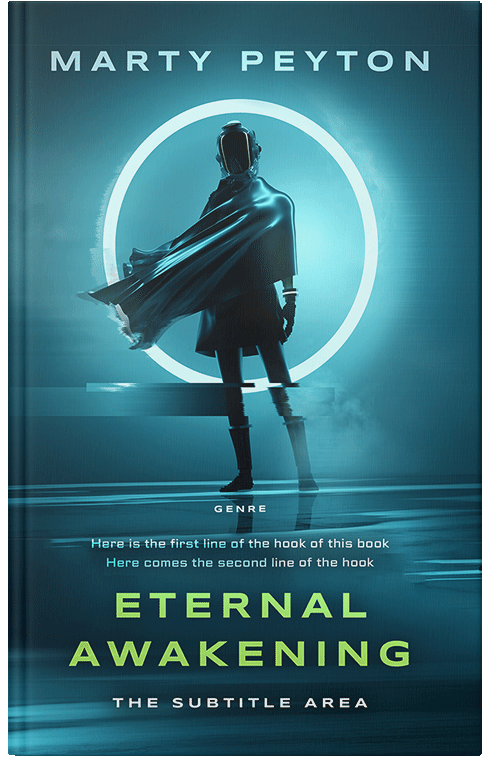 Front view of Premade Science Fiction Book Cover - Blumine