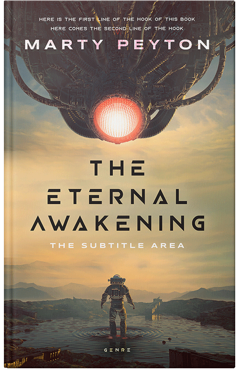 Front view of Premade Science Fiction Book Cover - Indian Khaki