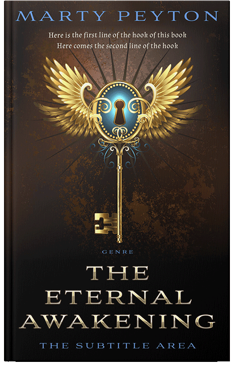 Front view of Eternity #21800 - Premade Fantasy Book Cover