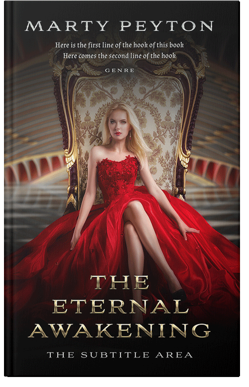 Front view of Contessa #21802 - Premade Fantasy Book Cover