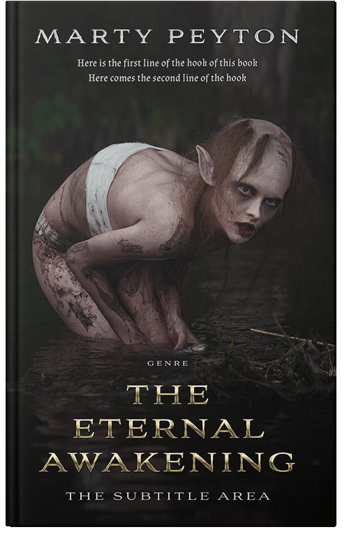 Front view of Zeus #21807 - Premade Fantasy Book Cover