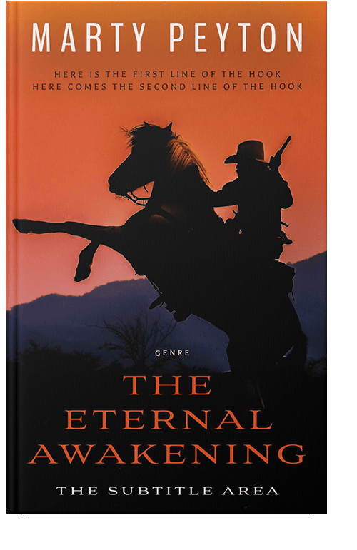 Front view of Piper #21813 - Premade Action & Adventure Book Cover