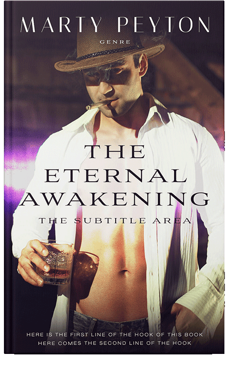 Front view of Jon #21824 - Premade Erotica Book Cover