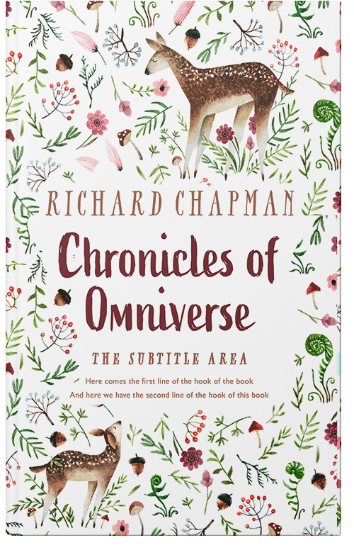 Front view of Pearl Bush #21830 - Premade Nature Book Cover