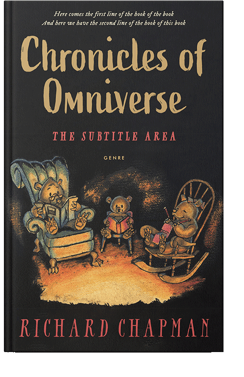 Front view of Whiskey #21834 - Premade Children's Book Cover