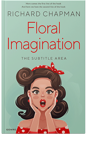 Pre Made Book Cover Spring Rain