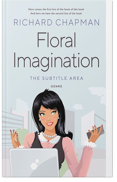 Front view of Athens Gray #21841 - Premade Business Book Cover