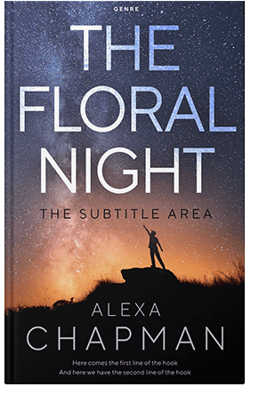 Pre Made Book Cover Ebony Clay