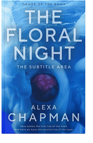 Pre Made Book Cover Denim