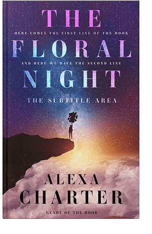 Pre Made Book Cover Blossom