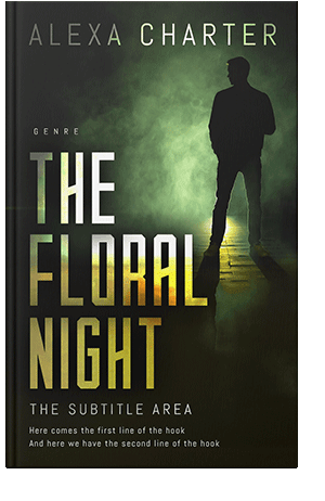 Pre Made Book Cover Hunter Green