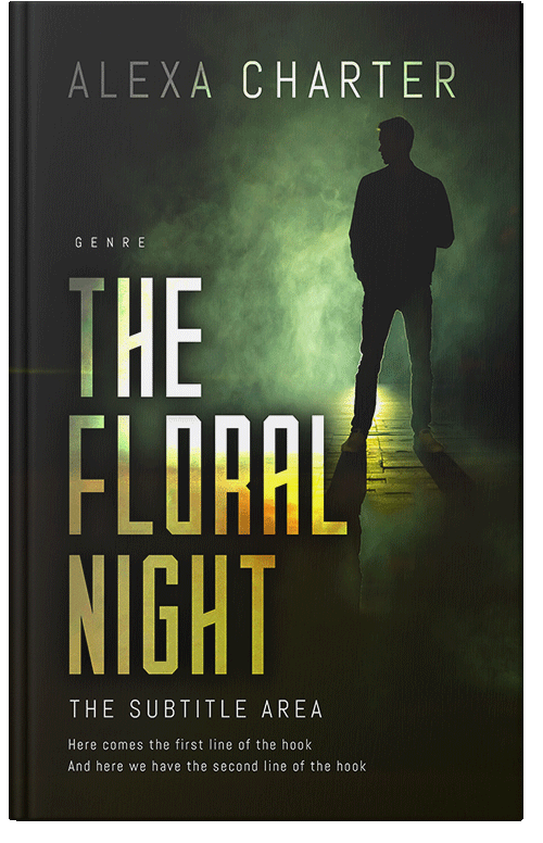 Front view of Premade Mystery & Thriller & Suspense Book Cover - Hunter Green