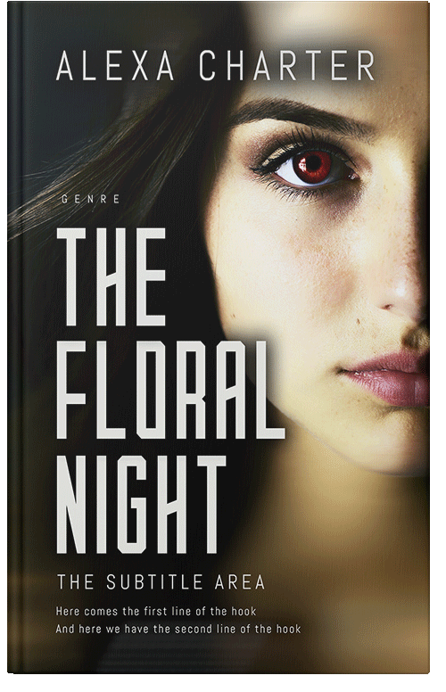 Front view of Premade Teen & Young Adult Book Cover - Oil