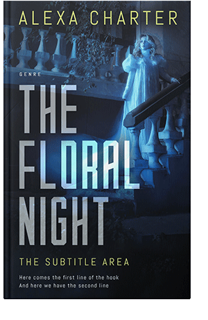 Pre Made Book Cover Black