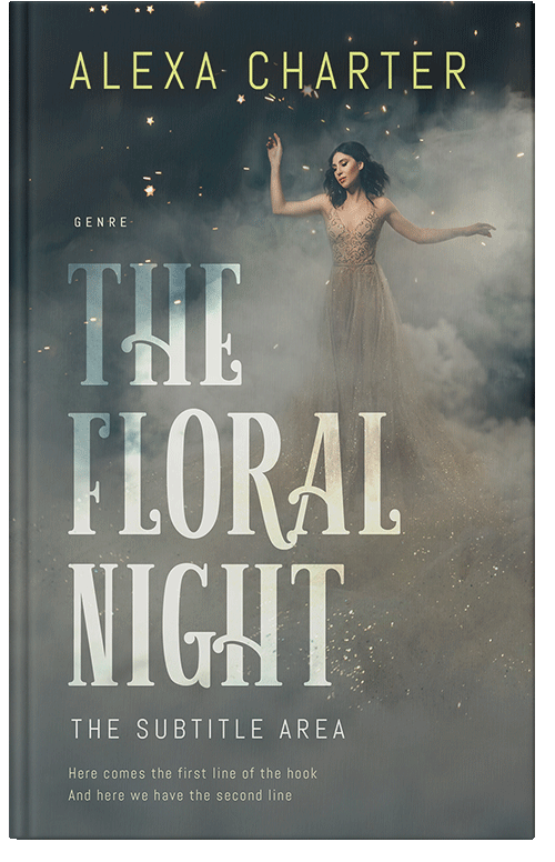 Front view of Bitter #21881 - Premade Fantasy Book Cover