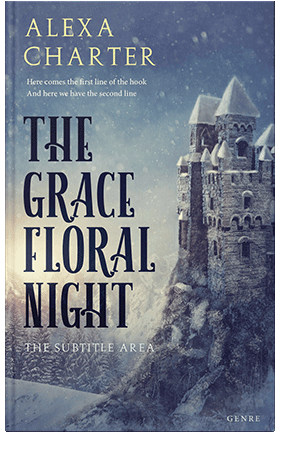 Pre Made Book Cover Comet