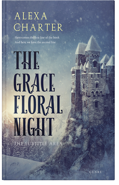 Front view of Premade Fantasy Book Cover - Comet