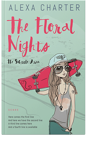 Pre Made Book Cover Surf