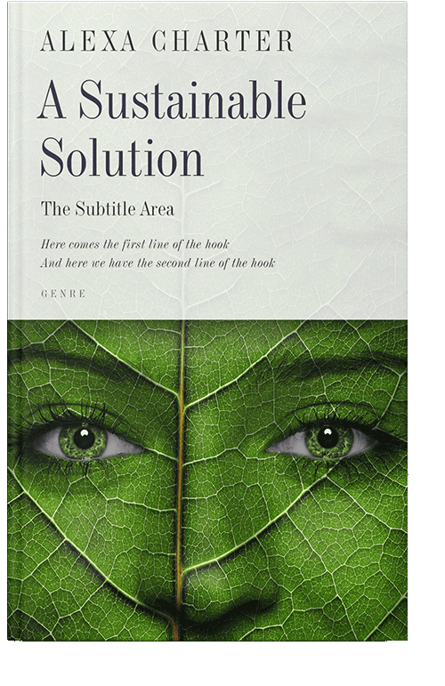 Front view of Green House #21911 - Premade Nature Book Cover