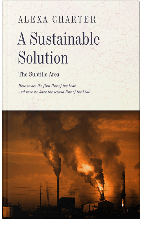 Front view of Premade Environment & Ecology Book Cover - Merino