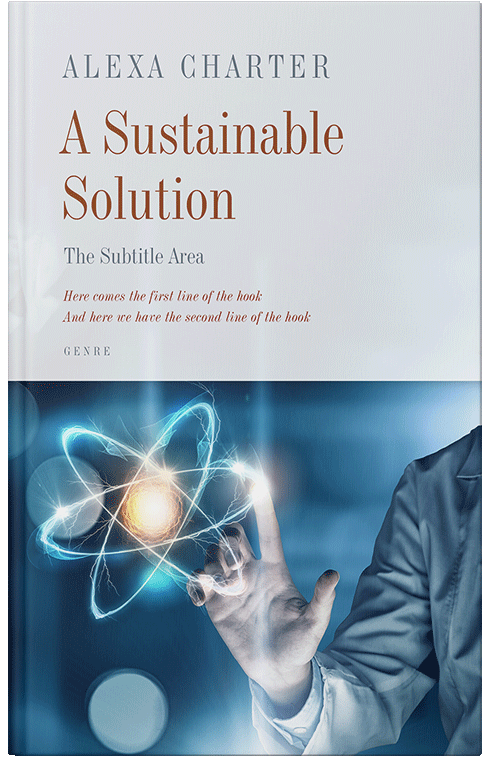 Front view of Premade Science & Nature Book Cover - Geyser