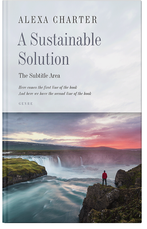 Front view of Cape Cod #21922 - Premade Self-Improvement & Self-Help Book Cover